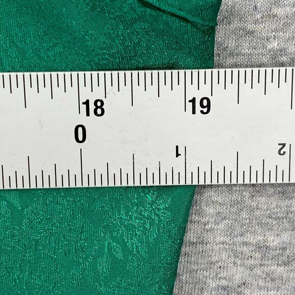 Vintage Kristine Tyler Nightie Womens Large Green Lingerie Chemise Slip Dress - Picture 11 of 13